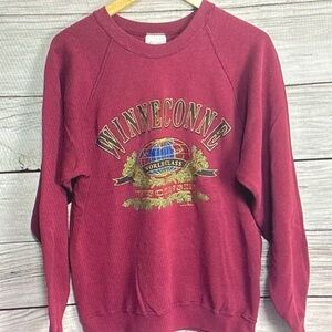 Wine Red Crewneck Sweater